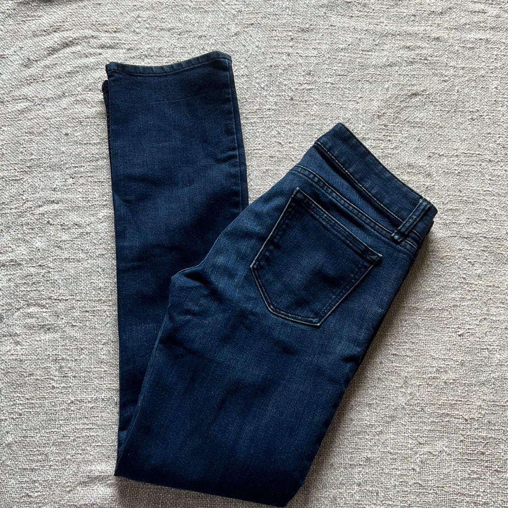 Gap dark wash straight leg jeans